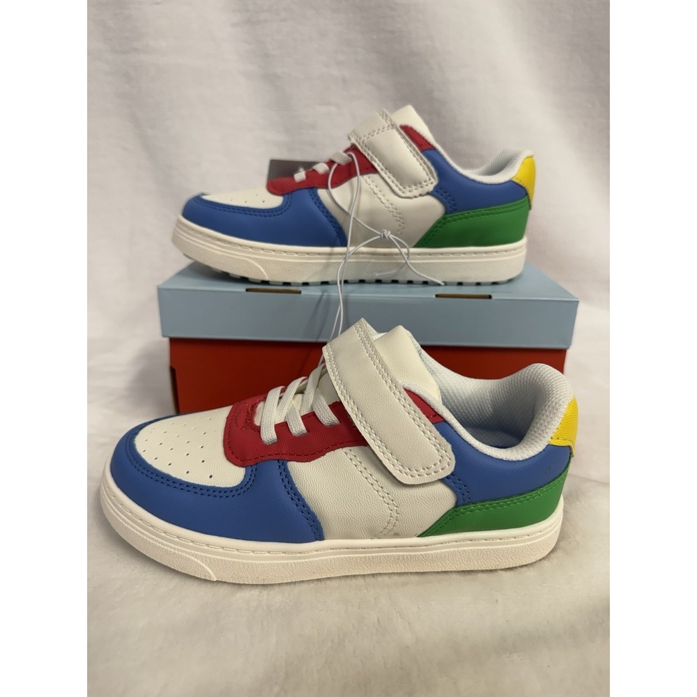 Cat & Jack Toddler Jaid Solid Court Sneakers - Size 12 - Multi-Colored